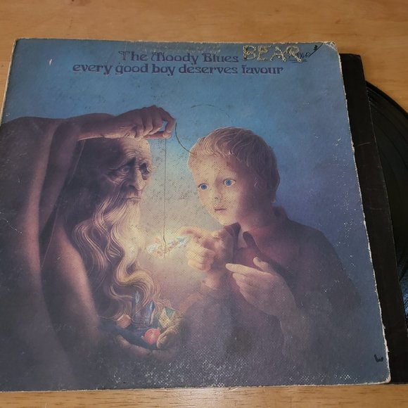 THE MOODY BLUES Every Good Boy Deserves Favour LP 1971 Threshold THS 5 Rock LP5 - Picture 2 of 12